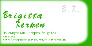 brigitta kerpen business card